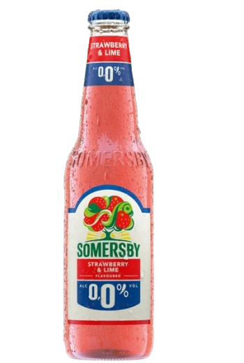 Somersby Φράουλα- Lime 0.0% φιάλη 330ml